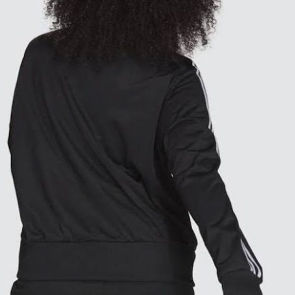 Adidas Original Black Track Jacket with three stripe size small - Picture 7 of 9
